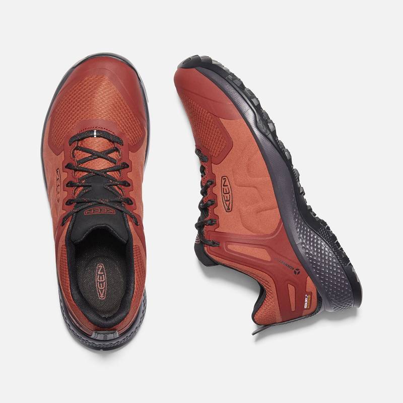 Keen Explore Waterproof Wanderschuhe Herren DE-13095 Picante/Fired Brick - Keen Herrenschuhe Orange